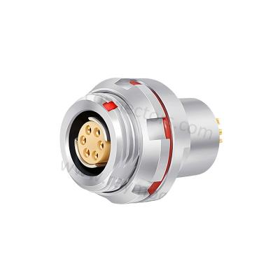 China Metal M12 Female Connector For Round / Flat Cable for sale