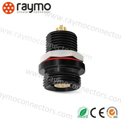 China 2-24 Contacts Circular Snap-In Connectors Cable Assembly With Push Pull Coupling Style en venta