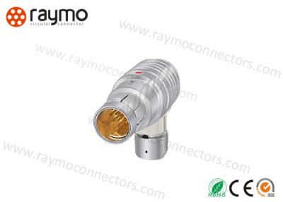 China WSO 102 A053 IP68 Waterproof Elbow 90 degree Metal Circular Connector for sale