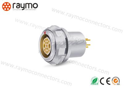 China 10 Pin Waterproof Connector DBP 1031 A 010 - 130 Rear Mount Fixed Connector for sale