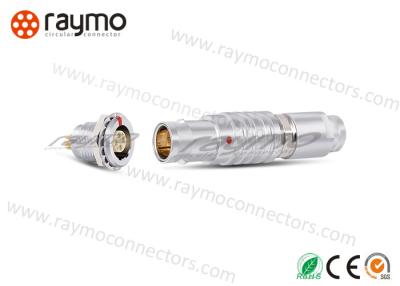 China 8 Pin Circular Push Pull Connectors , Female Pin Connector Replace LEMOS FGJ FHJ PHJ for sale