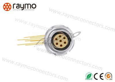 China 14 PIN Right Angle Coax Connector For PCB Board Quick Insert Pull Out Convenient for sale
