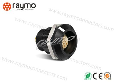 China Cáscara de cobre amarillo de vaivén circular del conector circular de la prenda impermeable IP68 en venta