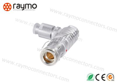 China IP68 Elbow Male Waterproof Male Female Connector High Electrical Conductivity for sale