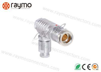 China Watertight Vacuum FPG Electrical Push Pin Connectors Right Angle Plug for sale