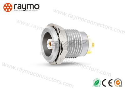 China CE Certification Half Moon Connector , Coaxial Cable Connector Plated Gold Contacts for sale