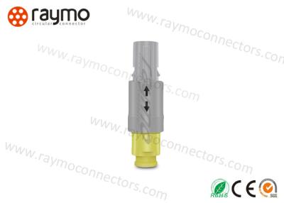 Китай Серия цвета 1P пластиковых пушпульных электрических соединителей IP50 желтая продается