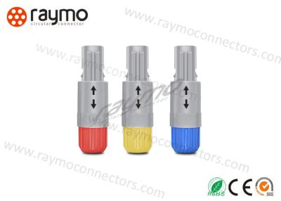 China 4 Pin Male Cable Connector , Circular Push Pull Connectors Provide Secure Connectivity for sale