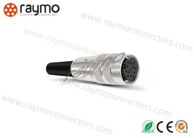 China 16mm Shell Threaded Electrical Connector , Signal Cable Connectors 2-12 Poles Contacts for sale