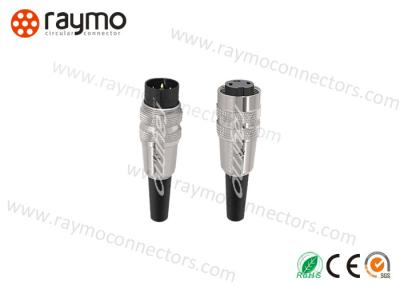 China Female Contacts Flexible Cable Connector M16 M12 Excellent EMI Shielding for sale
