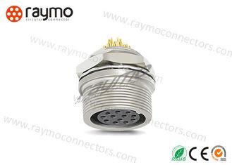 China Compact Screw Lock Connector , Circular Power Plug Mechanical And Color Coding for sale