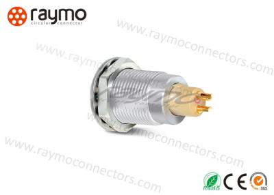 China Electrical IP50 Circular Push Pull Connectors 5000 Times PPS Insulator for sale