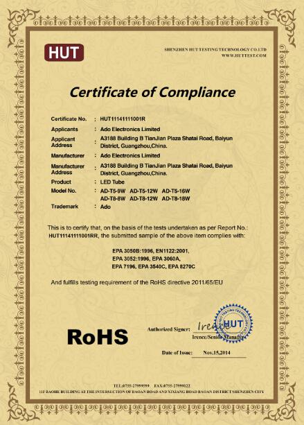 RoHs - Ado Electronics Limited