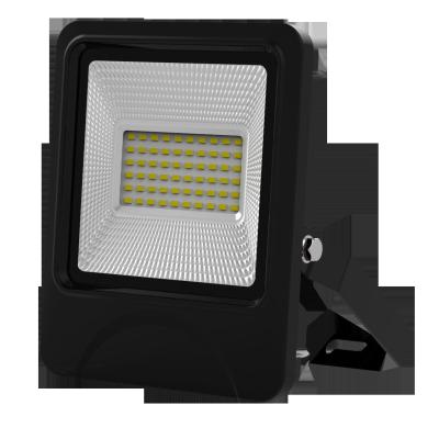 China outdoor lighting lamp flood light led 30W 60pcs SD5730 IP66 isolated IC driver black fixture new slim integrated design for sale
