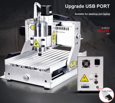 China Best selling mini deaktop cnc router 4axis 3040 for hobby homemade 3040 mini cnc router supplier for sale