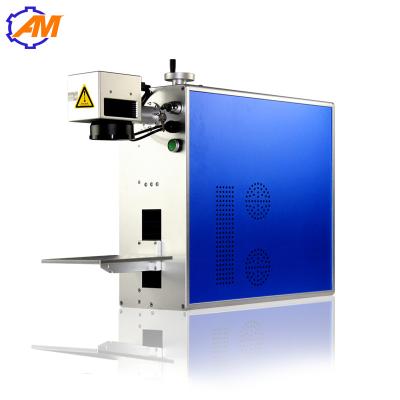 中国 Fiber laser 20w portable fiber laser marking machine for stainless steel color engraving 販売のため