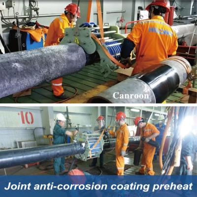 Chine Le générateur de chauffage par induction d'IGBT pour le tuyau met en place le revêtement anti-corrosif commun avec l'inducteur manuel de noyau fendu de bride à vendre