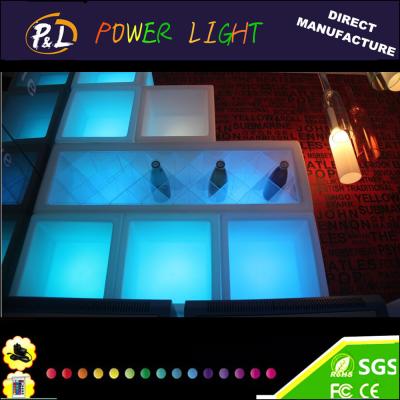 China Bar Furniture Plastic RGB Color Changing LED Wine Cabinet for sale