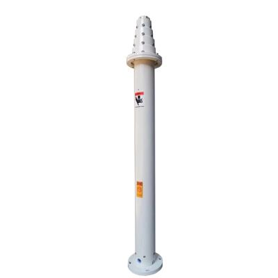 China Light Weight Aluminum Pneumatic Telescopic Mast CCTV Security Trailer Light Tower Mast for sale