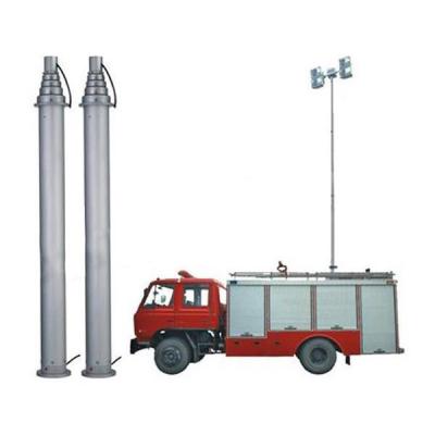 China 5m 6m 7m 8m 9m Customized Base Pneumatic Mast Pneumatic Telescoping Pole For Fire Truck for sale