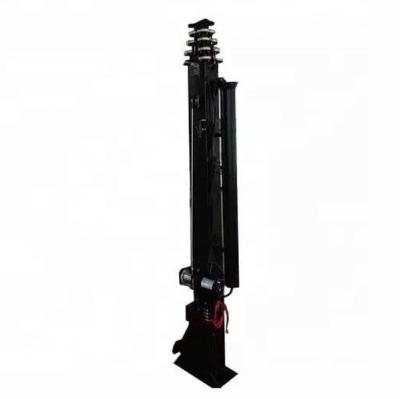 China 20ft 23ft Electic Telescopic Mast Motorized Telescoping Pole For Solar  Trailer for sale