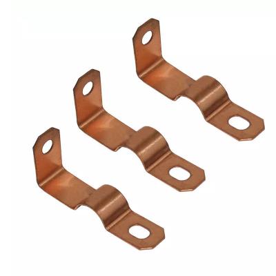 China Flexible Nickel Plated Flat Copper Busbar Jumper Powder Coated for sale