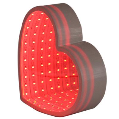 China Heart led mirror tunnel light for sale