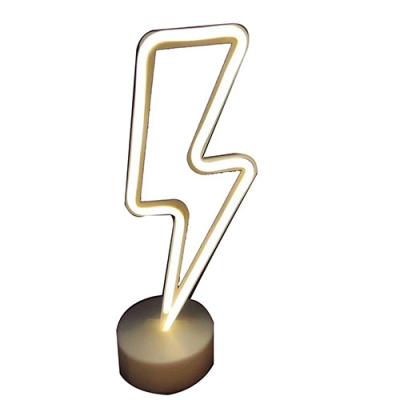 China Lightning neon light lightning shape light home decor lights for sale