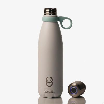 China 170Z 500ml Portable Water Thermos Bottle 304 Stainless Steel 400mA Battery for sale