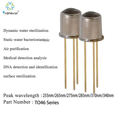 中国 255/265/275/285/310/350nm UV Led For Sterilization Disinfection Water 販売のため