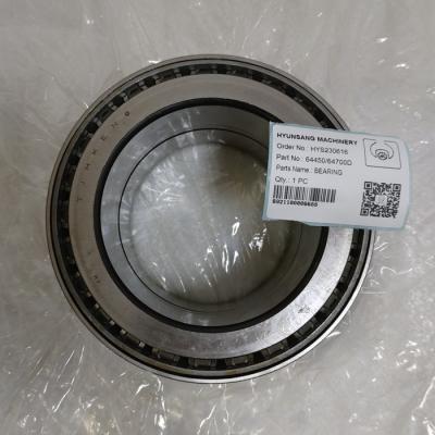 China Hyunsang High Quality Tapered Roller Bearings 64450/64700D C2238 C2244 for Construction Machinery Parts for sale