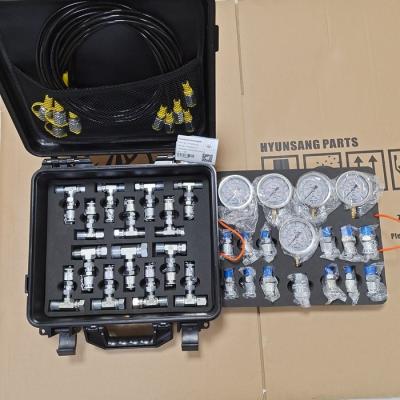 中国 5つの計量器具と5つの試験用ホースを備えたHyunsang液圧圧計試験キット 販売のため