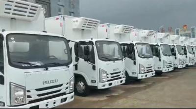 Chine 93 kW 125 chevaux Isuzu fourgon réfrigéré diesel 4 × 2 Isuzu camion congélateur à vendre