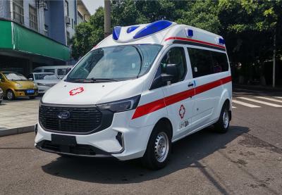 Chine Ambulance d'urgence médicale Ford Transit 162HP 5 vitesses à vendre