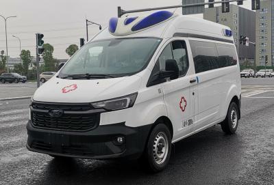 China Ford Transit Medical Ambulance Gasoline 8 Seats Ford Transit Box Ambulance for sale