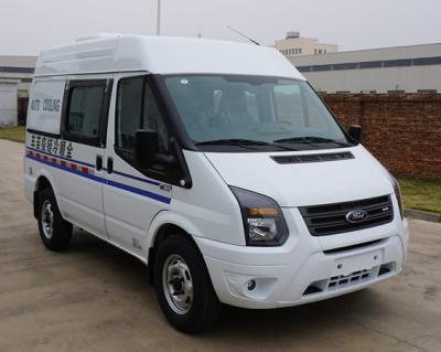 China 100Kw Refrigerated Truck MT82 Ford Transit Reefer Van White for sale