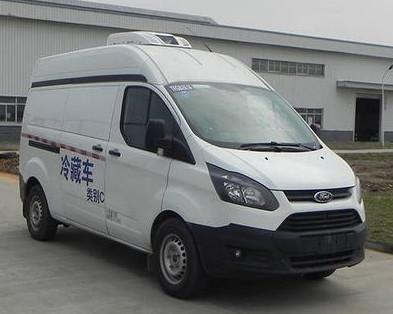 China White Ford Transit Cargo Van Refrigerated Truck Gasoline 4×2 for sale