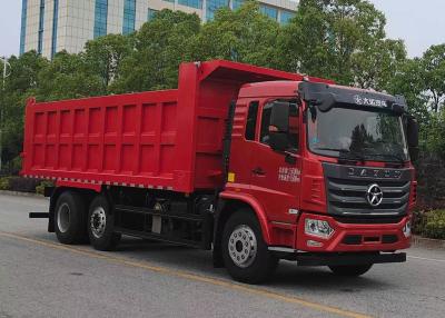 China Dayun self-unloading cargo transport truck three-axle rear drive diesel 3 seats 8×2 manual transmission 30 tons for sale