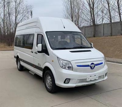 China Foton 10-17 Seat Pure Electric Tourist Bus With 350 Kilometers Range Rear Wheel Drive Te koop