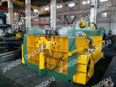 China Integrated Scrap Baler Machine / Hydraulic Metal Baler Push Out Type for sale