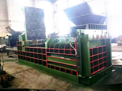 China Mobile Scrap Baler Machine For Leftover Metals Copper Aluminum 5100*1800*2500mm for sale
