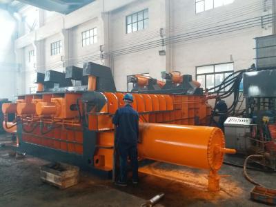 China Hydraulic Belling Machine For Scrap Baling Automatic Control Power 180kW for sale