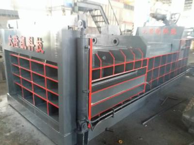 China Horizontal Non Metal Scrap Baler Machine Bale Push Out Color Customized for sale