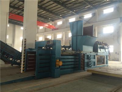 China PLC Control Plastic Baling Machine Size Customized Hydraulic Driven Type for sale