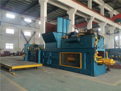 China Hydraulic Drive Fully Automatic Horizontal Baler 55 Kw High Production Rate for sale