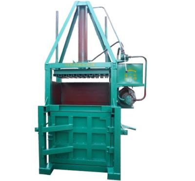 China Garbage Waste Paper Baler Machine / Compressor Supermarket Vertical Cardboard Baler for sale