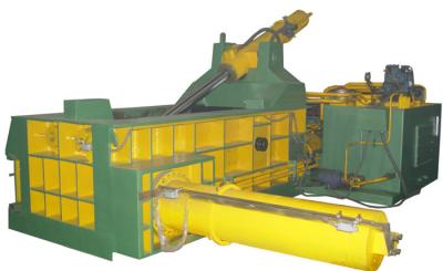 China Customized Hydraulic Baling Press / Scrap Metal Balers Push Out Discharging for sale