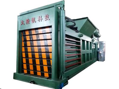 China Wastepaper And Pet Bottle 52.5KW Horizontal Press Machine for sale