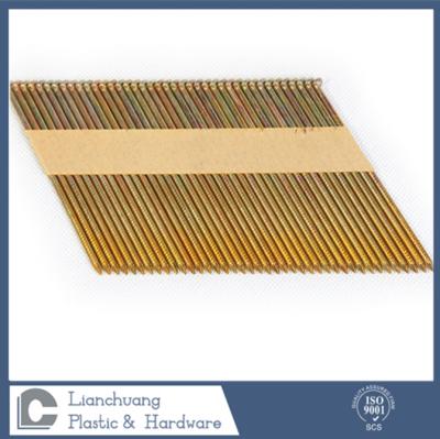 Chine 3,05 X clous de bande de papier de 90MM, clous de encadrement coupés inoxydables de tête de D à vendre