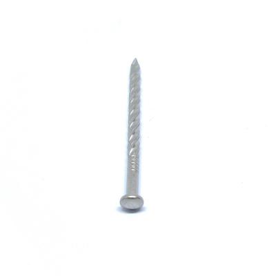 China 2.15 X 38MM Twist Shank Nails , CE Passed Stainless Steel Roofing Nails for sale